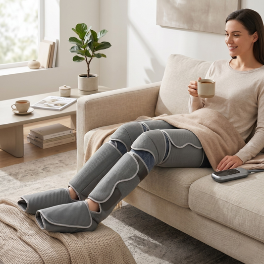 Sereniya Air Compression Leg Massager for Circulation and Comfort