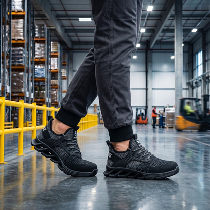 Sereniya Steel Toe Comfort Work Shoes