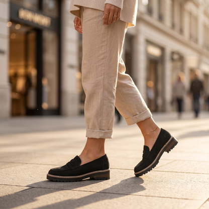 Womens Wide Fit Comfort Loafers by Sereniya