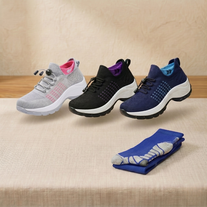 Womens Lightweight Comfort Walking Shoe Bundle by Sereniya