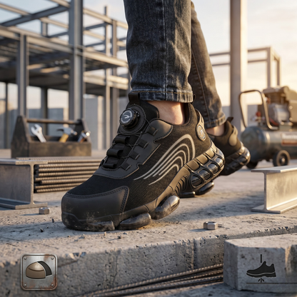 Mens Steel Toe Work Sneakers Lightweight Puncture Resistant by Sereniya