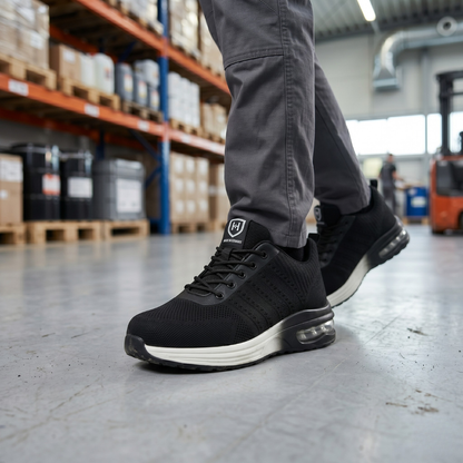 Unisex Steel Toe Safety Sneakers Lightweight Air Cushion by Sereniya