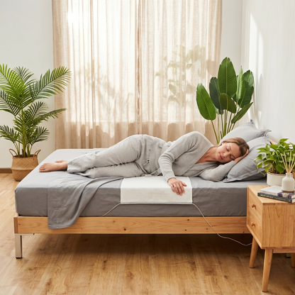 Grounding Bed Sheet for Sleep by Sereniya