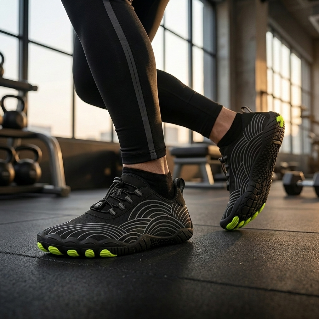 Barefoot Cross Training Shoes Wide Toe Box Flexible Sole Unisex by Sereniya