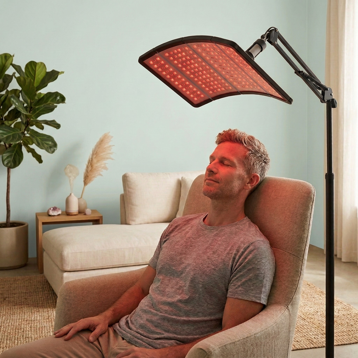 Sereniya Red Light Floor Lamp Full Body LED