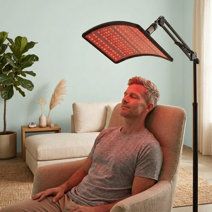 Sereniya Red Light Floor Lamp Full Body LED
