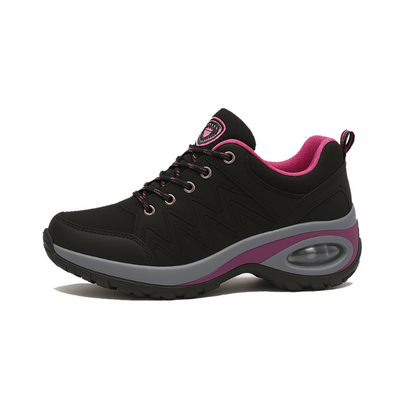Sereniya Women’s Trail Comfort Sneakers – Black Pink