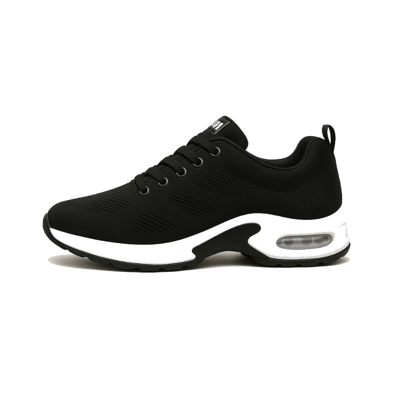 Sereniya Women’s Air Cushion Comfort Sneakers – Black