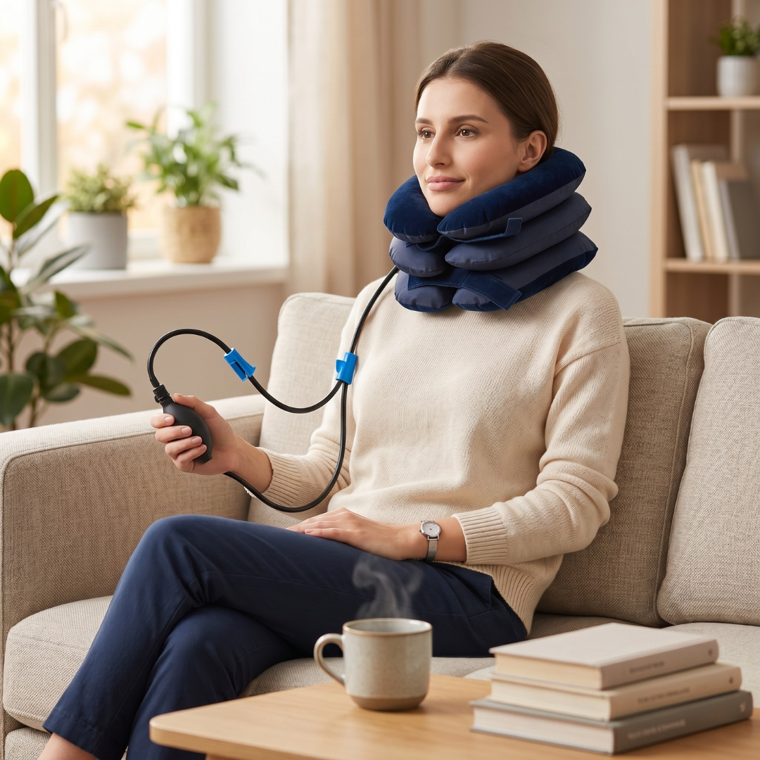 Sereniya Inflatable Neck Support & Stretching Device