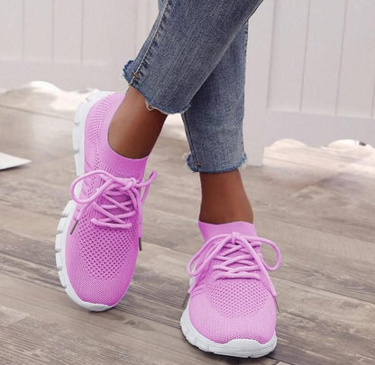 Womens Orthopedic Mesh Walking Sneakers Breathable Slip On by Sereniya