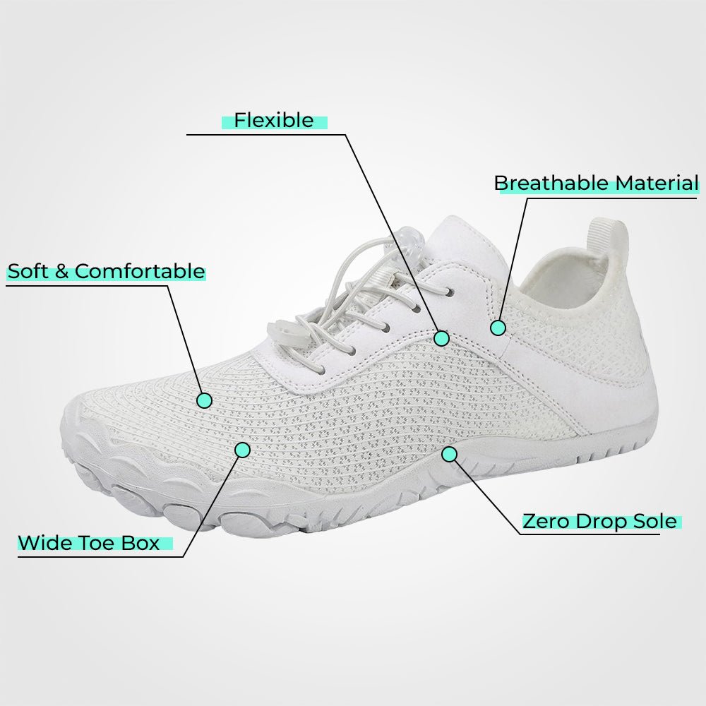 Non Slip Barefoot Shoes Wide Toe Box Zero Drop Everyday Walking by Sereniya