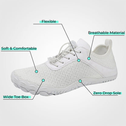 Non Slip Barefoot Shoes Wide Toe Box Zero Drop Everyday Walking by Sereniya