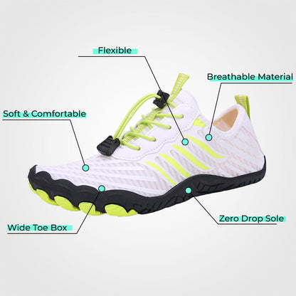 Non Slip Barefoot Shoes Wide Toe Box Zero Drop Everyday Walking by Sereniya