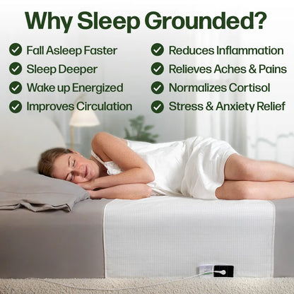 Earthing Bed Sheet for Better Sleep by Sereniya