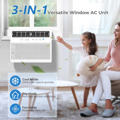 Antarctic Star U-Shaped Air Conditioner Window Unit 12000BTU