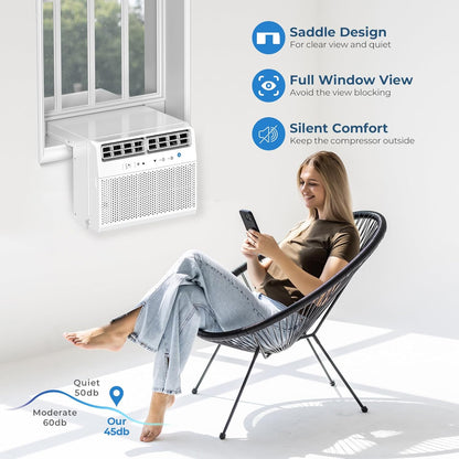 Antarctic Star U-Shaped Air Conditioner Window Unit 12000BTU
