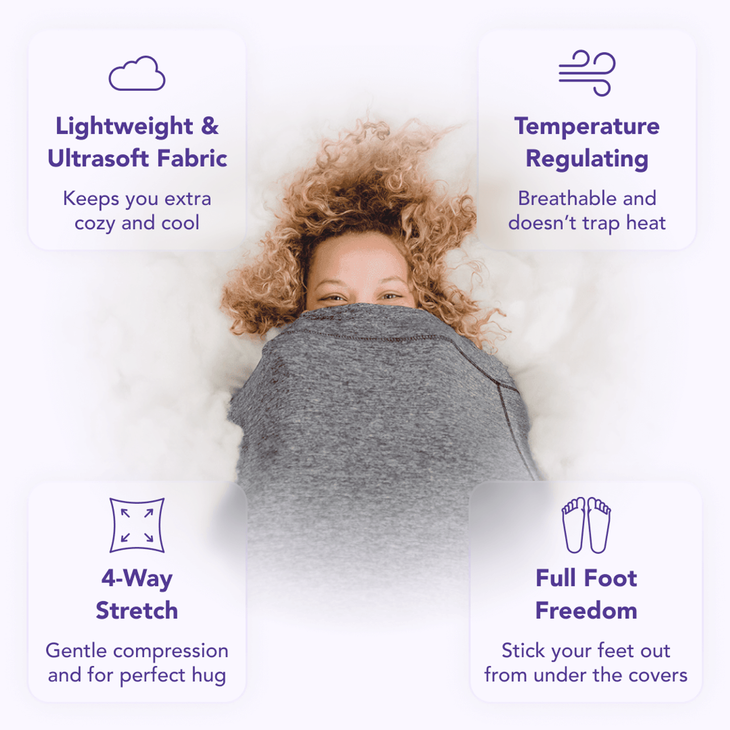 Sereniya Hooded Sleep Pod Blanket for Deep Sleep and Relaxation
