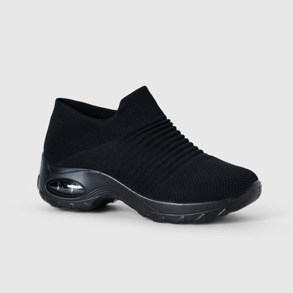 Sereniya Women’s No-Tie Comfort Sneakers – Black