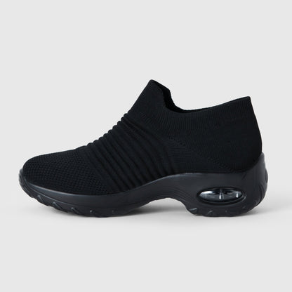 Sereniya Women’s No-Tie Comfort Sneakers – Black