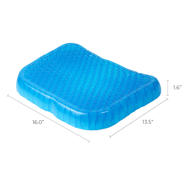 Sereniya Gel Seat Cushion for Pressure Relief & Comfort