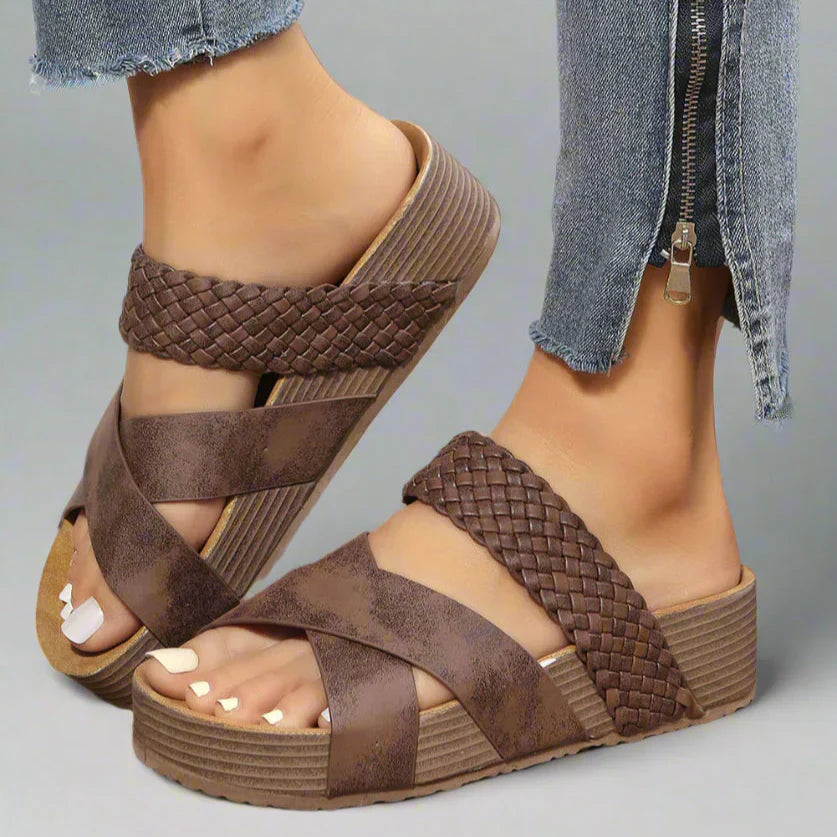 Womens Cushioned Comfort Sandals by Sereniya