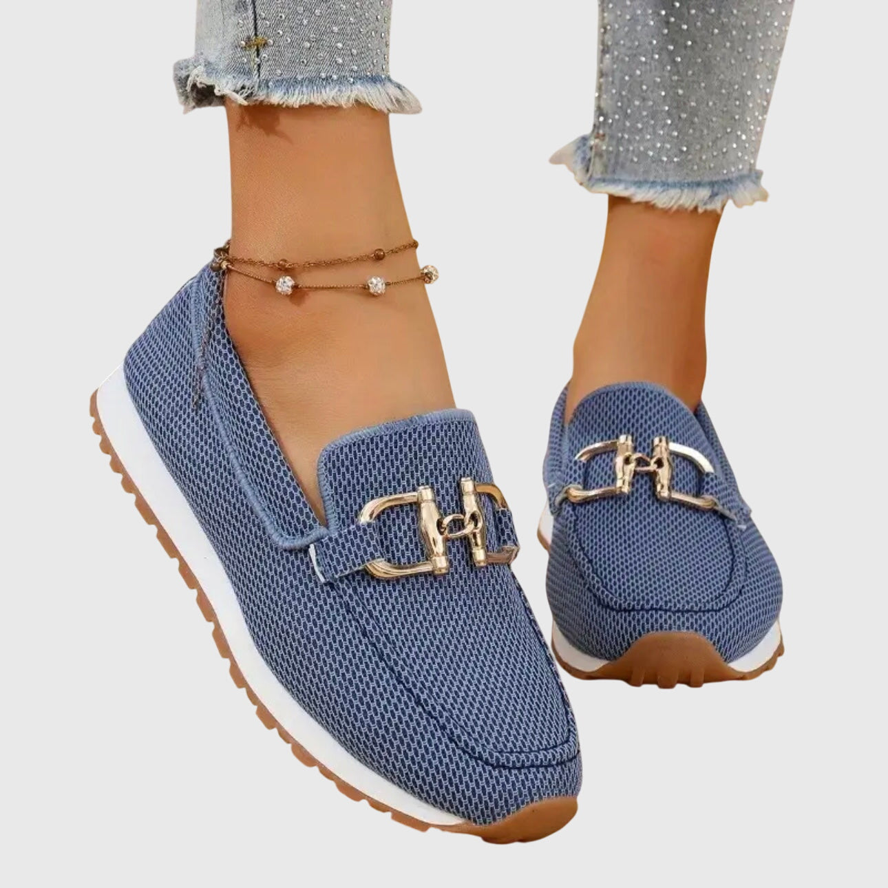 Womens Wide Fit Cushioned Loafers by Sereniya