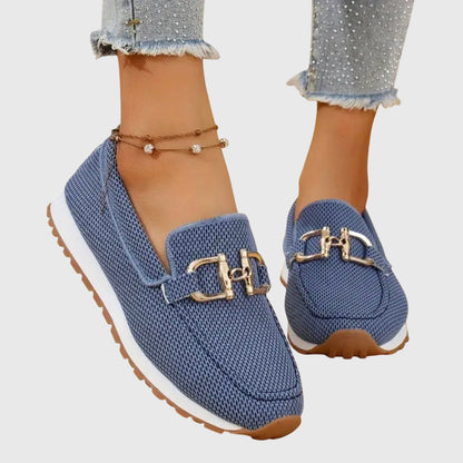 Womens Wide Fit Cushioned Loafers by Sereniya