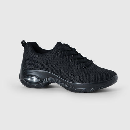 Sereniya Women’s Wide Toe Box Comfort Sneakers – Black