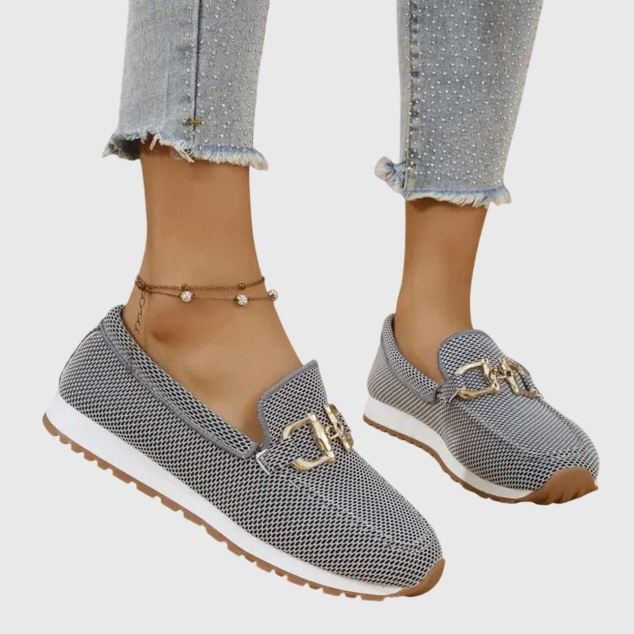 Womens Wide Fit Cushioned Loafers by Sereniya