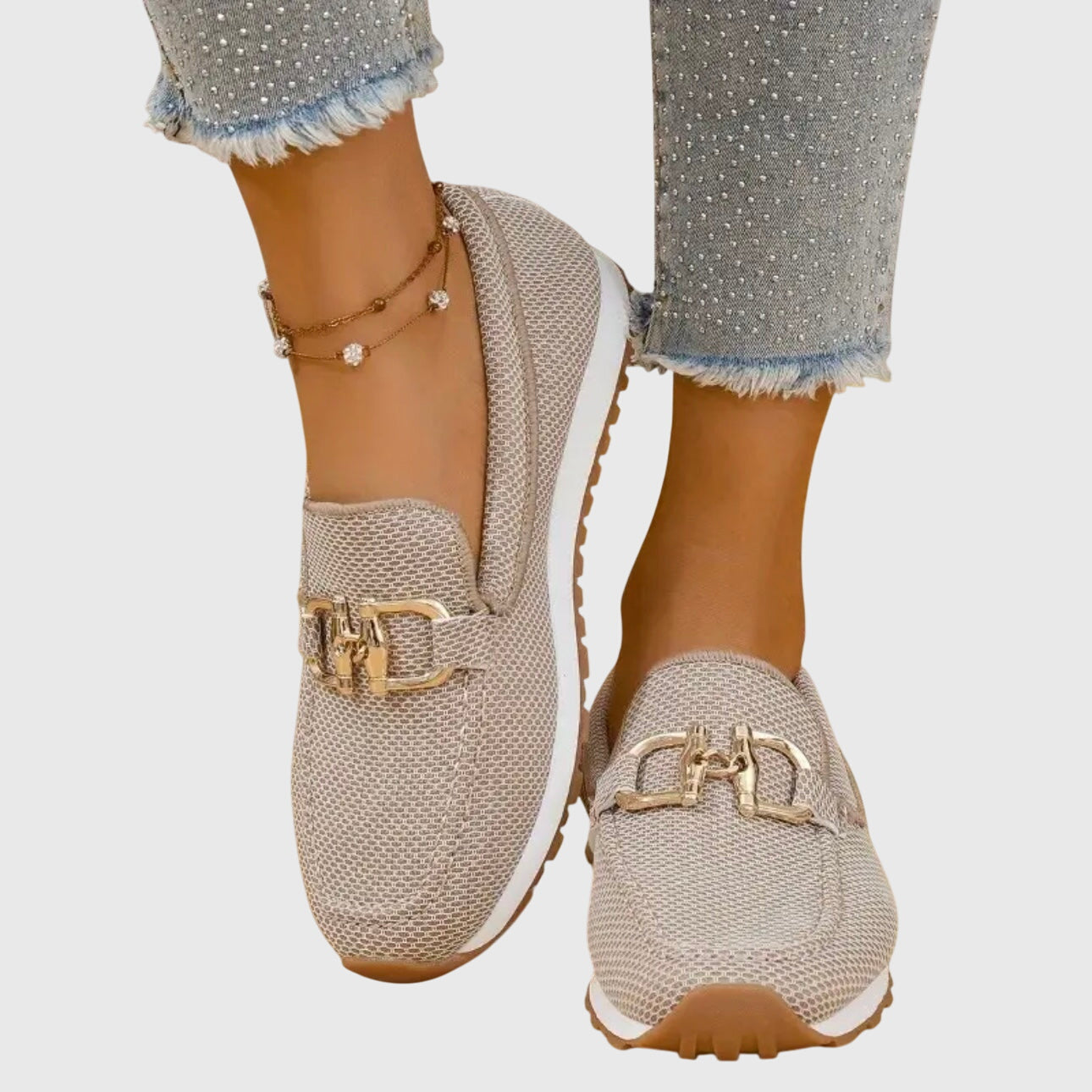 Womens Wide Fit Cushioned Loafers by Sereniya