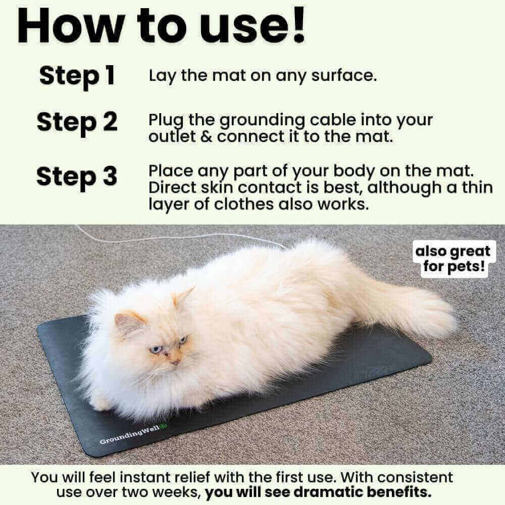 Grounding Pet Mat for Dogs and Cats by Sereniya