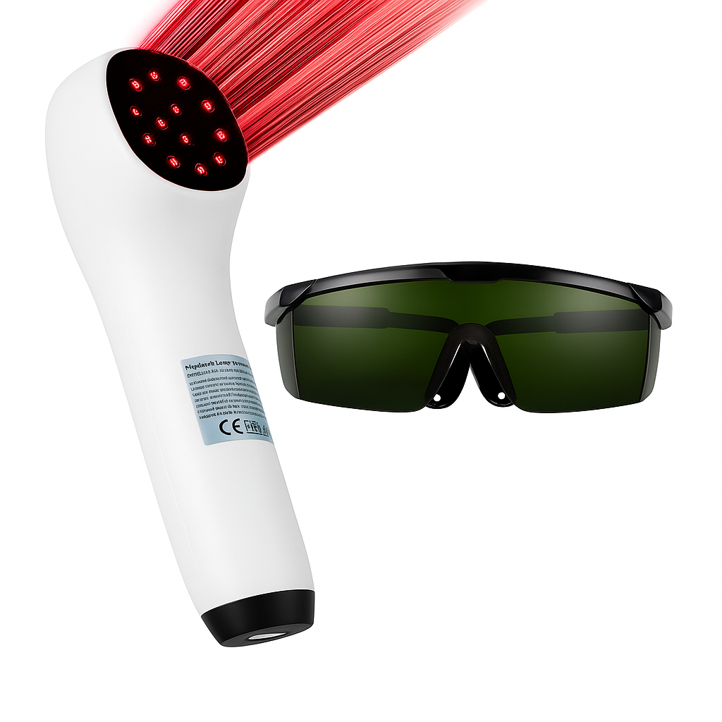 Red Light Therapy Wand — Portable Dual-Wavelength Infrared LED Massager for Home Wellness by Sereniya