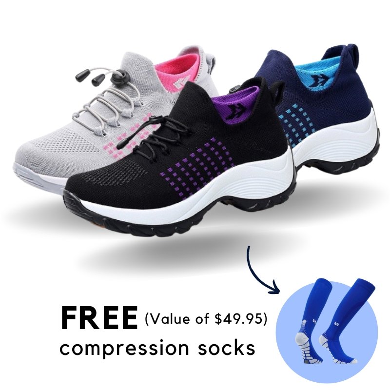 Womens Lightweight Comfort Walking Shoe Bundle by Sereniya