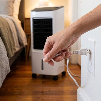 Windowless Portable Air Conditioner Tower Air Cooler Oscillating Quiet Cooling Fan for Bedroom Living Room Office by Sereniya