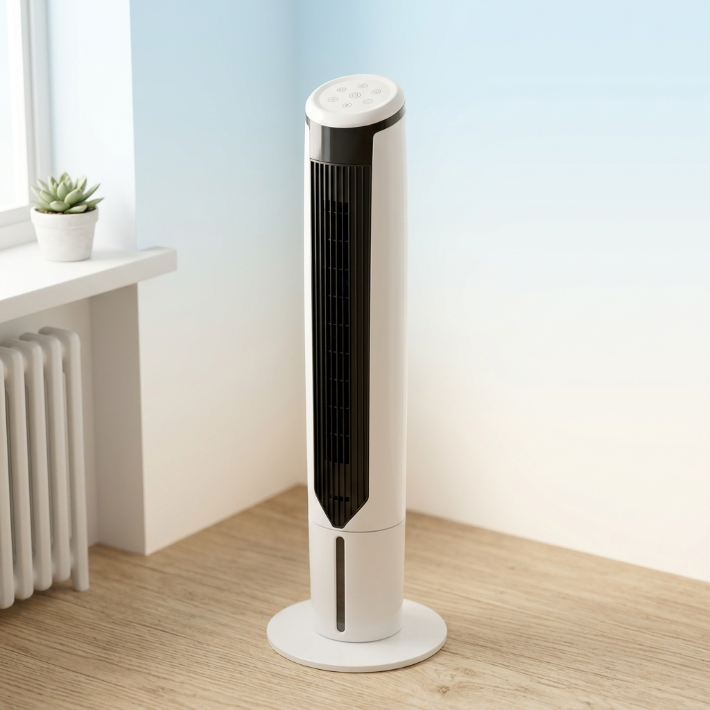 Windowless Portable Air Conditioner Tower Air Cooler Compact Cooling Fan for Apartment Bedroom Home Office by Sereniya