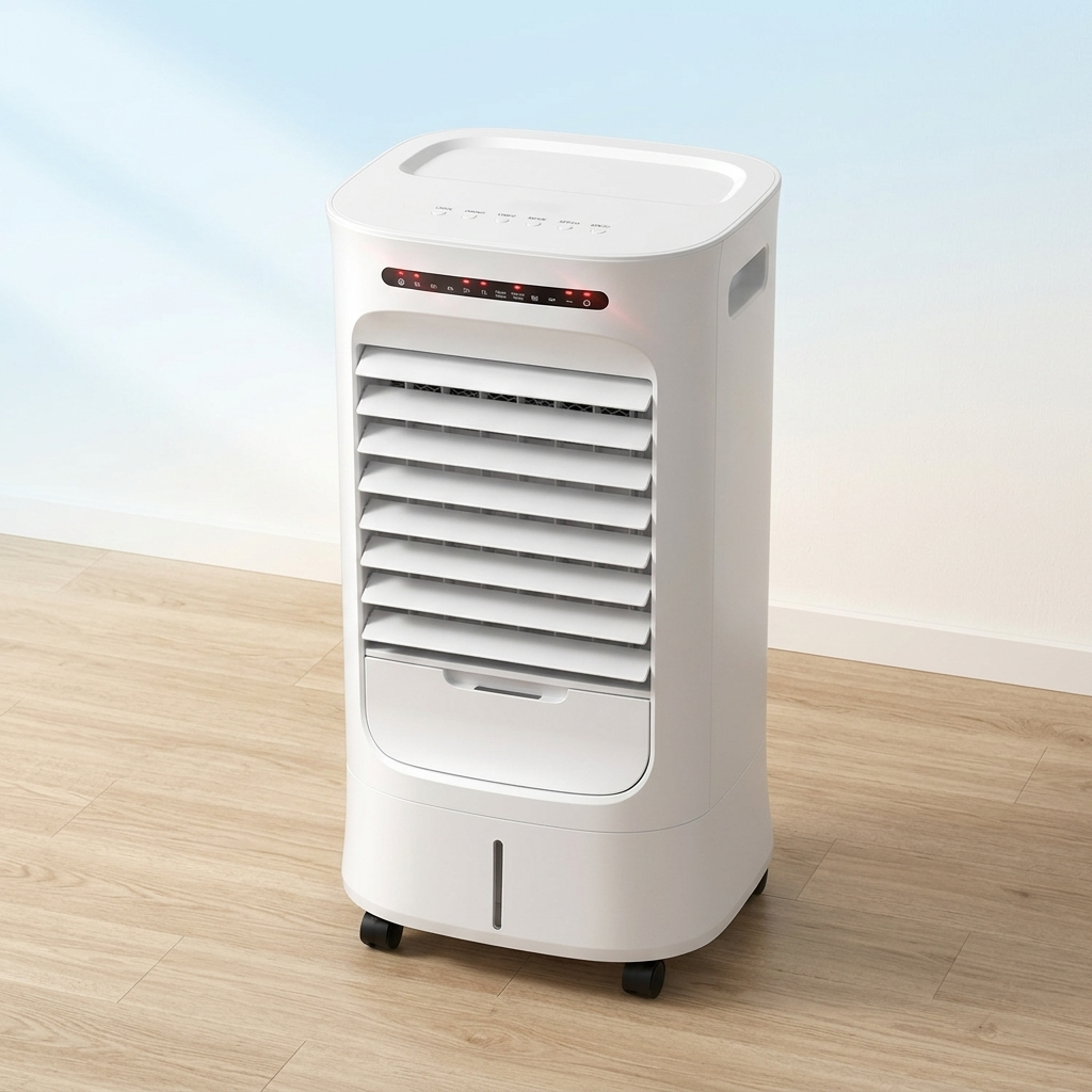 Bladeless Windowless Portable Air Conditioner Quiet Tower Cooling Fan with Remote Control for Bedroom Home Office by Sereniya