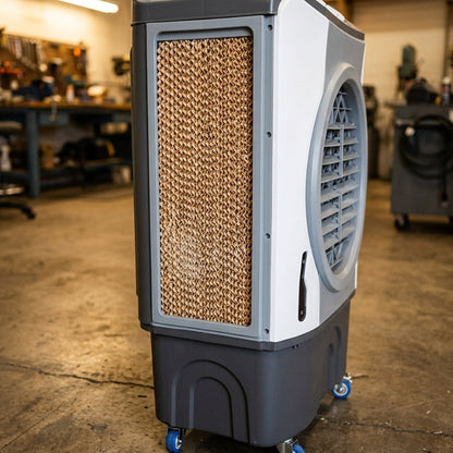 Industrial Windowless Portable Air Conditioner Evaporative Air Cooler for Large Rooms Garage Warehouse Workshop Cooling by Sereniya
