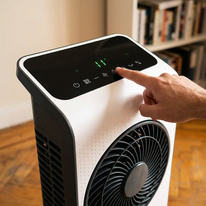 Windowless Portable Air Conditioner Energy Efficient 360 Oscillating Air Cooler Remote Control for Bedroom Office by Sereniya