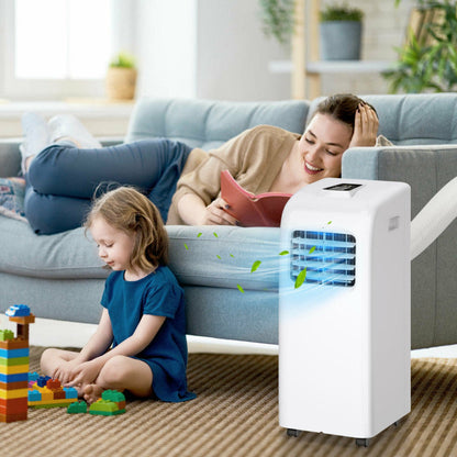 8000 BTU Portable Air Conditioner with Dehumidifier — Quiet Home Cooling Unit with Remote Control by Sereniya