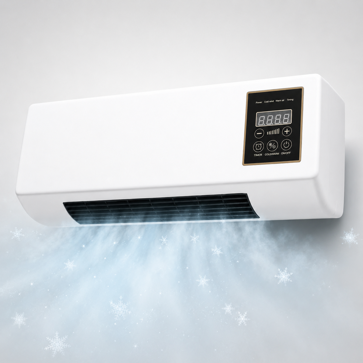 Wall Mounted Air Conditioner Portable Mini AC 3-Speed Fan with Timer for Bedroom Office Home Cooling by Sereniya