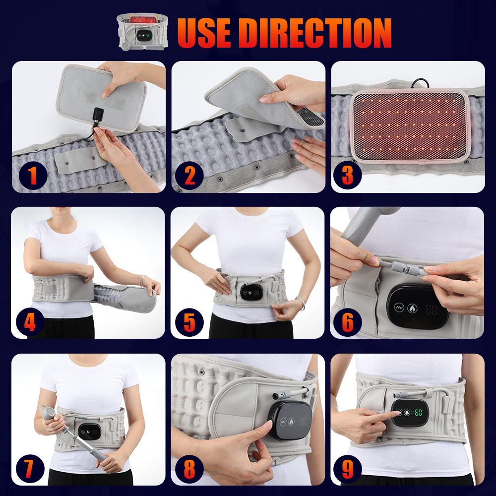 Sereniya Inflatable Lumbar Decompression Belt for Lower Back Support