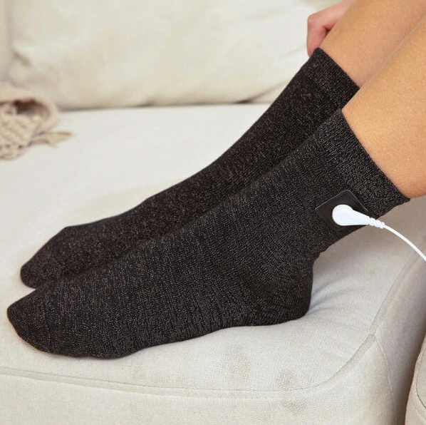Grounding Socks in Black by Sereniya
