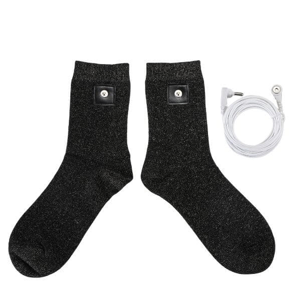 Grounding Socks in Black by Sereniya