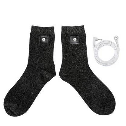 Grounding Socks in Black by Sereniya