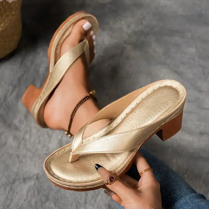 Womens Heeled Comfort Slippers by Sereniya