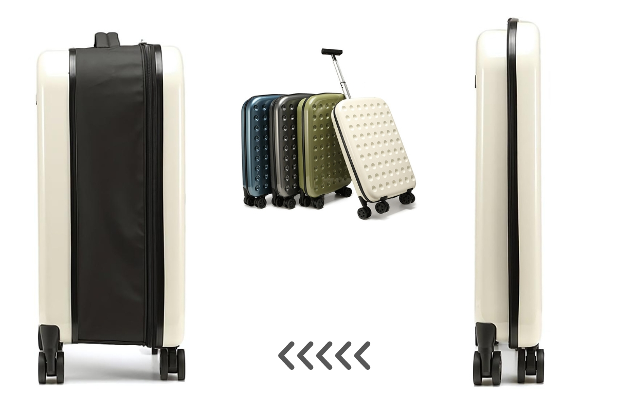 Sereniya 360° Foldable Travel Suitcase with Wheels