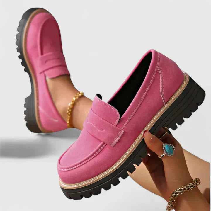 Womens Wide Fit Comfort Loafers by Sereniya