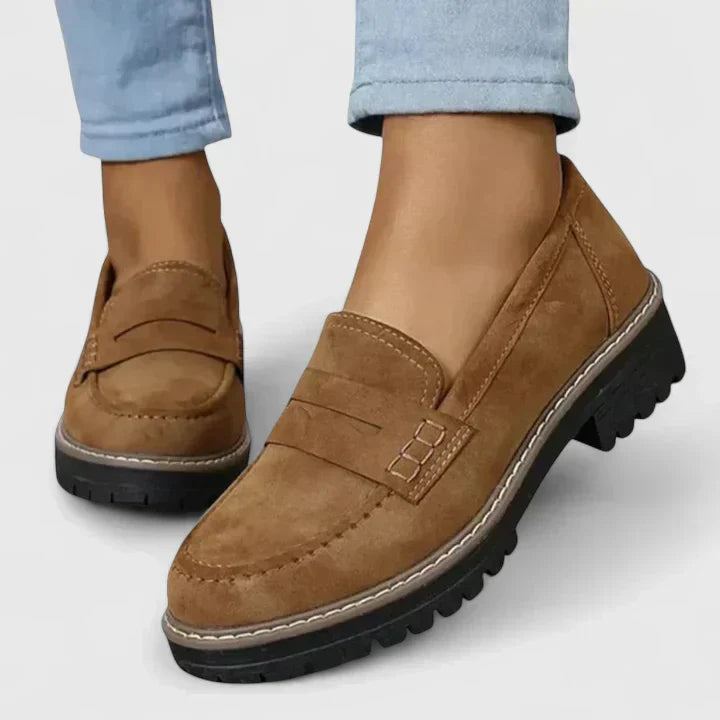 Womens Wide Fit Comfort Loafers by Sereniya
