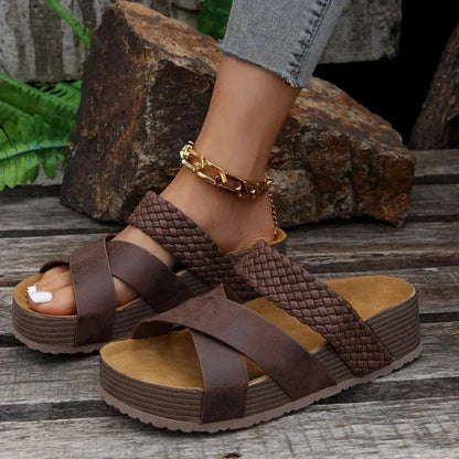 Womens Cushioned Comfort Sandals by Sereniya