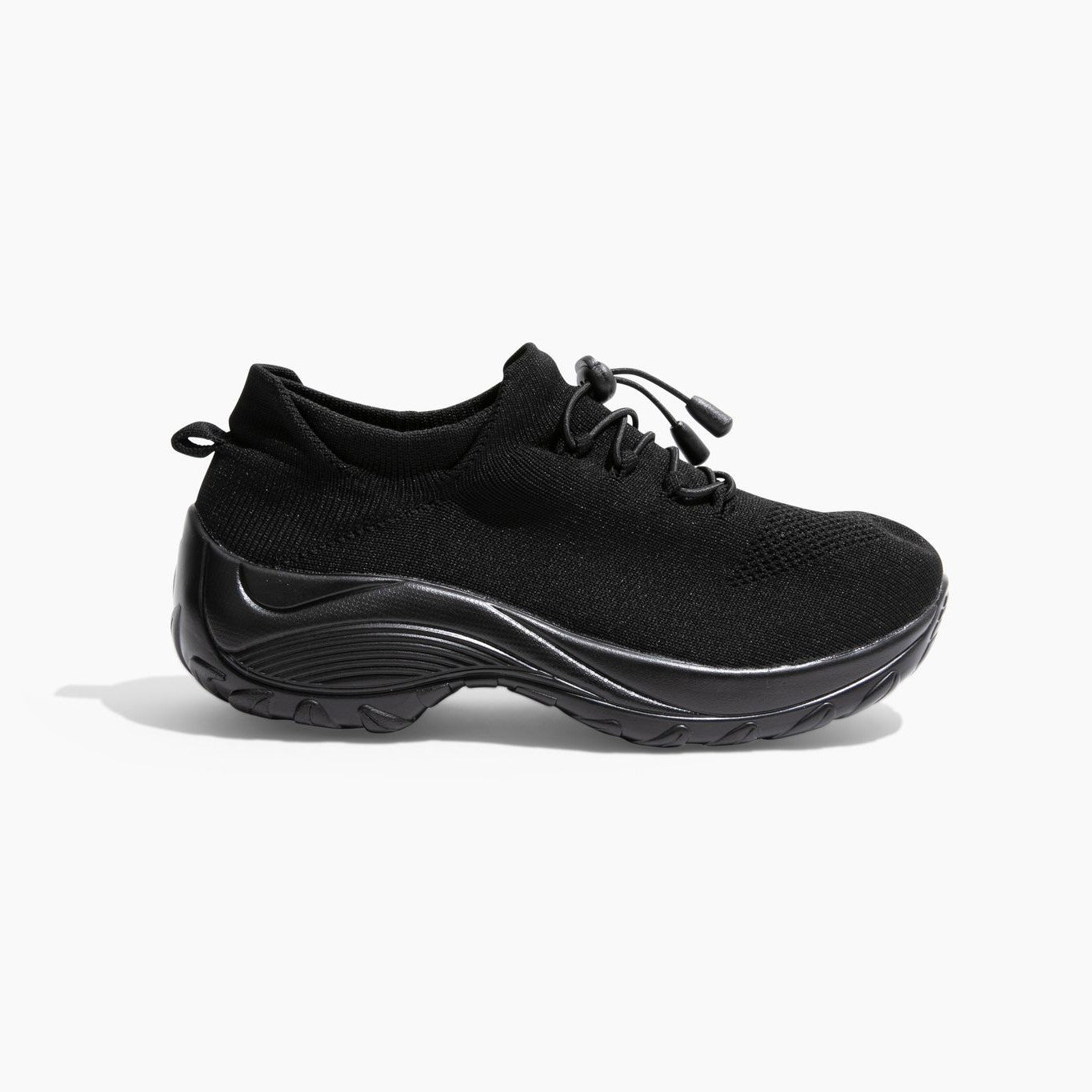 Womens Slip On Walking Sneakers Wide Toe Box Stretch Knit Lightweight by Sereniya